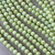 6mm Dyed Jade Lime Green Faceted Round Ball Semi Precious Stone Beads Per Strand