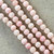 6mm Dyed Jade Matte Pink Round Ball Semi Precious Stone Beads Per Strand