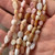 8-5mm Pink Australian Opal Smooth Nuggets Semi Precious Stone Beads Per Strand