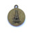 Eiffel Tower Round Cabochon Memory Tray Charms 26x21mm Antique Brass Plated Alloy Q10 Per Pkg