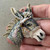 65mm Bohemian Donkey Mule Pendant Artisan Hand Painted Per Pc