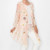Pink Daisy Sunflower Lace Ruffle Kimono Cardigan Origami