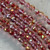 8mm Fire Polish Beads Czech Glass Faceted Round Autumn Glow 25Pcs Per Strand