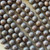 10mm Chocolate Snowflake Obsidian Shiny Round Semi Precious Stone Beads Per Strand