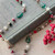 Christmas Wreath Necklace Beaded Chain Artisan Made Per Pc