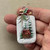 Holiday Getaway Christmas Holiday Mason Jar Woodland Bow Artisan Hand Painted Pendant Per Pc