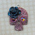 Valentina Sugar Skull Pendant Halloween Rose Artisan 65x46mm Per Pc
