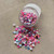 Sugarplum Christmas Rhinestone Mix Jar Snowflakes Collage 1oz