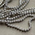 2mm White Pearl Rhinestone Cup Chain Chain Silver Plated Q1 Foot