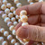 12x10mm Large Hole Freshwater Pearl Beads Pale Rose Q20 Per Strand