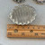 Christmas Nutcracker Oval Pendant Glitter Glass 54x40mm Per Pc