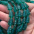 17x12mm Christmas Tree Beads Czech Glass Matte Emerald AB Per Strand