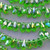 Clover AB 13x6mm Briolette Teardrop Chinese Crystal Glass Beads Per Strand