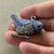 Efron Rhinestone Bluebird Wren Songbird Pendant Artisan 53x31mm Per Pc