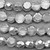 Crystal CAL 6mm Frosted Faceted Coin Chinese Crystal Glass Beads Per Strand