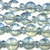 Light Sapphire Satin 8mm Flat Faceted Coin 4x3mm Rondelle Chinese Crystal Glass Beads Per Strand