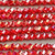 Siam AB 7mm Helix Cut Chinese Crystal Glass Beads Per Strand