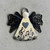 Lyrics Music Folk Angel Large Pendant Christmas Holiday Ornament Hand Painted Artisan Per Pc