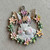 Annabelle Shabby Bunny Rabbit Flower Crown Wreath Artisan Large Pendant Per Pc