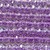 Neon Lilac 8x6mm Faceted Rondelle Chinese Crystal Glass Beads per Strand