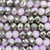 Opal Lilac Pewter 8x6mm Faceted Rondelle Chinese Crystal Glass Beads per Strand