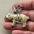Buttercup Filigree Flying Pig Winged Pig When Pigs Fly Pendant Hand Painted Pendant