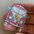Janis Pink Hippie Van Camper Pendant Artisan Painted 56x48mm Per Pc