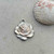 Avon 35mm Cream White Rose Flower Pendant Patina Rustic Botanical Pendants Per Pc