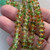 Bellflower Czech Glass 8x6mm Applewood 25 Beads Per Strand