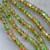 Bellflower Czech Glass 8x6mm Applewood 25 Beads Per Strand