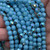 6mm Fire Polish Czech Glass Faceted Round Blue Turquoise AB 25 Beads Per Strand