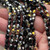 6mm Fire Polish Czech Glass Faceted Round Jet Marea 25 Beads Per Strand
