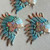 Sierra Turquoise Indian Headdress Pendant Chief Boho Hand Painted Per Pc