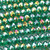 8x5mm Emerald AB Faceted Rondell Chinese Crystal Glass Beads  - per strand