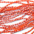 Opaque Orange Satin 5x3.5mm Small Teardrop Chinese Crystal Glass Beads per Strand