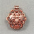 Bee Honeycomb Aromatherapy Oil Diffuser Harmony Wish Locket Pendants 26x22mm Rose Copper Plated Alloy Q4 Per Pkg