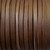 Chocolate 3mm Deerskin Lace Leather Dyed Flat Jewelry Cord per Foot