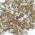 Fancy Lined Rose Taupe Size 11/0 Delica Seed Beads per Tube
