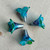 Galaxy Artisan Lucite Acrylic Flower Trumpet Beads 24x22mm Hand Painted Q4 Per Pkg
