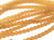Lt Topaz 8mm Round Sea Glass Beads Per Strand