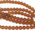 Topaz 12mm Round Sea Glass Beads Per Strand