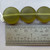 Dark Olivine 15mm Coin Sea Glass Beads Per Strand