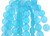 Spring River 15mm Coin Sea Glass Beads Per Strand