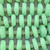 Celadon 13x6mm Ruffled Disc Sea Glass Beads Per Strand