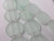 Chrysolite 2 Hole 21x17mm Oval Sea Glass Beads Per Strand