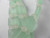 Chrysolite 2 Hole 16mm Square Sea Glass Beads Per Strand