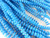 Dk Cornflower Blue Heishi 8mm Sea Glass Beads Per Strand