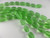 Lt Green Barrel 18-13mm Sea Glass Beads Per Strand