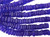 Cobalt Square 6-10mm Sea Glass Beads Per Strand