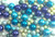 SALE Destash Sugared and Smooth Glass Pearl Beads Mixed Colors Sizes Lot #6 Per Pkg